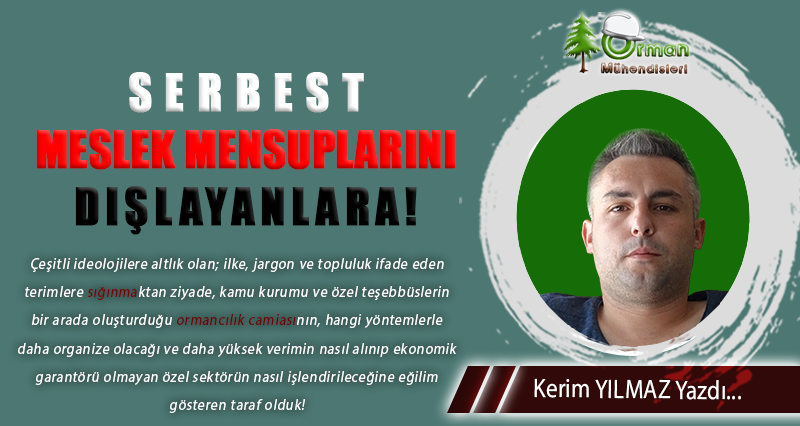 SERBEST MESLEK MENSUPLARINI DIŞLAYANLARA!